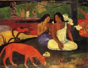 Paul Gauguin Arearea(Joyousness) Sweden oil painting artist
